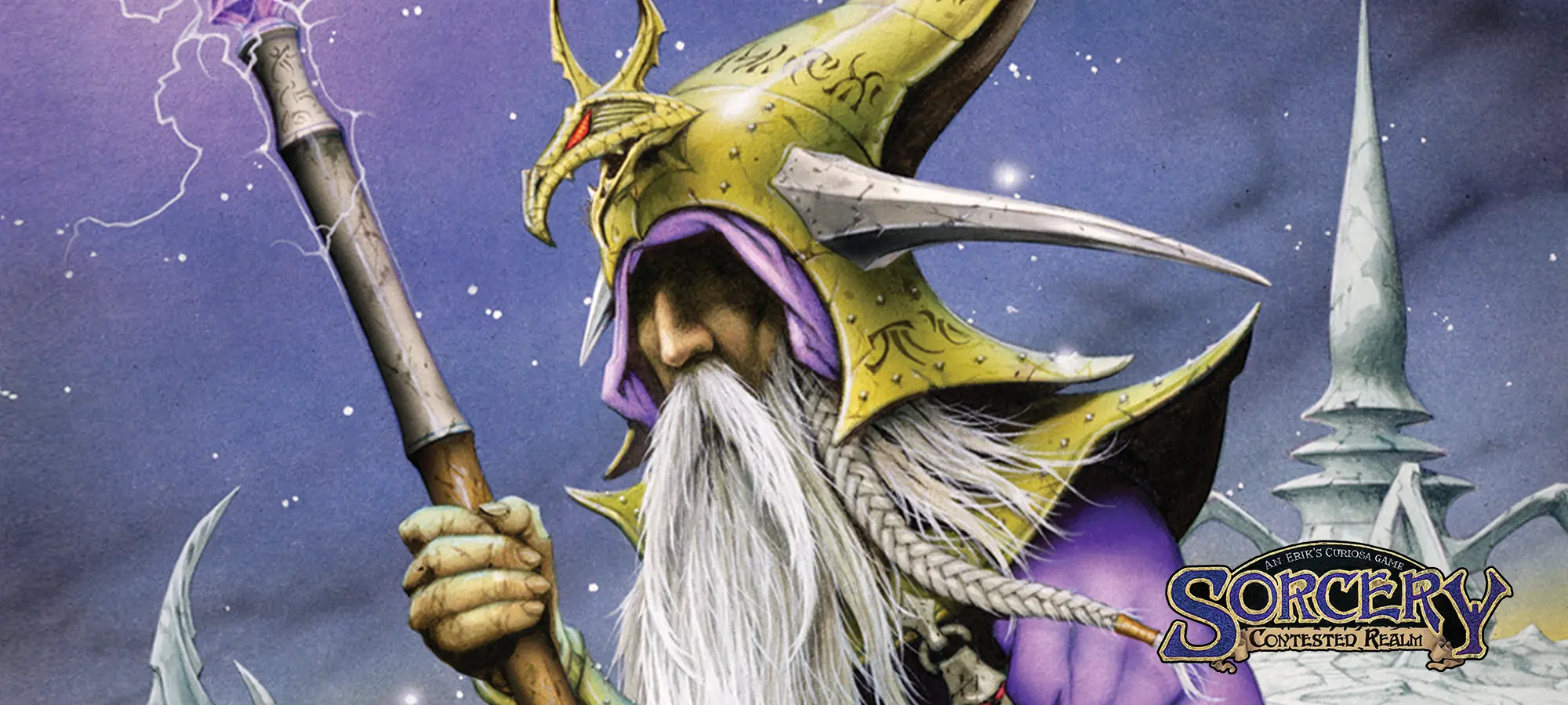 Sorcery TCG Promotional Archimago Art by Rodney Matthews